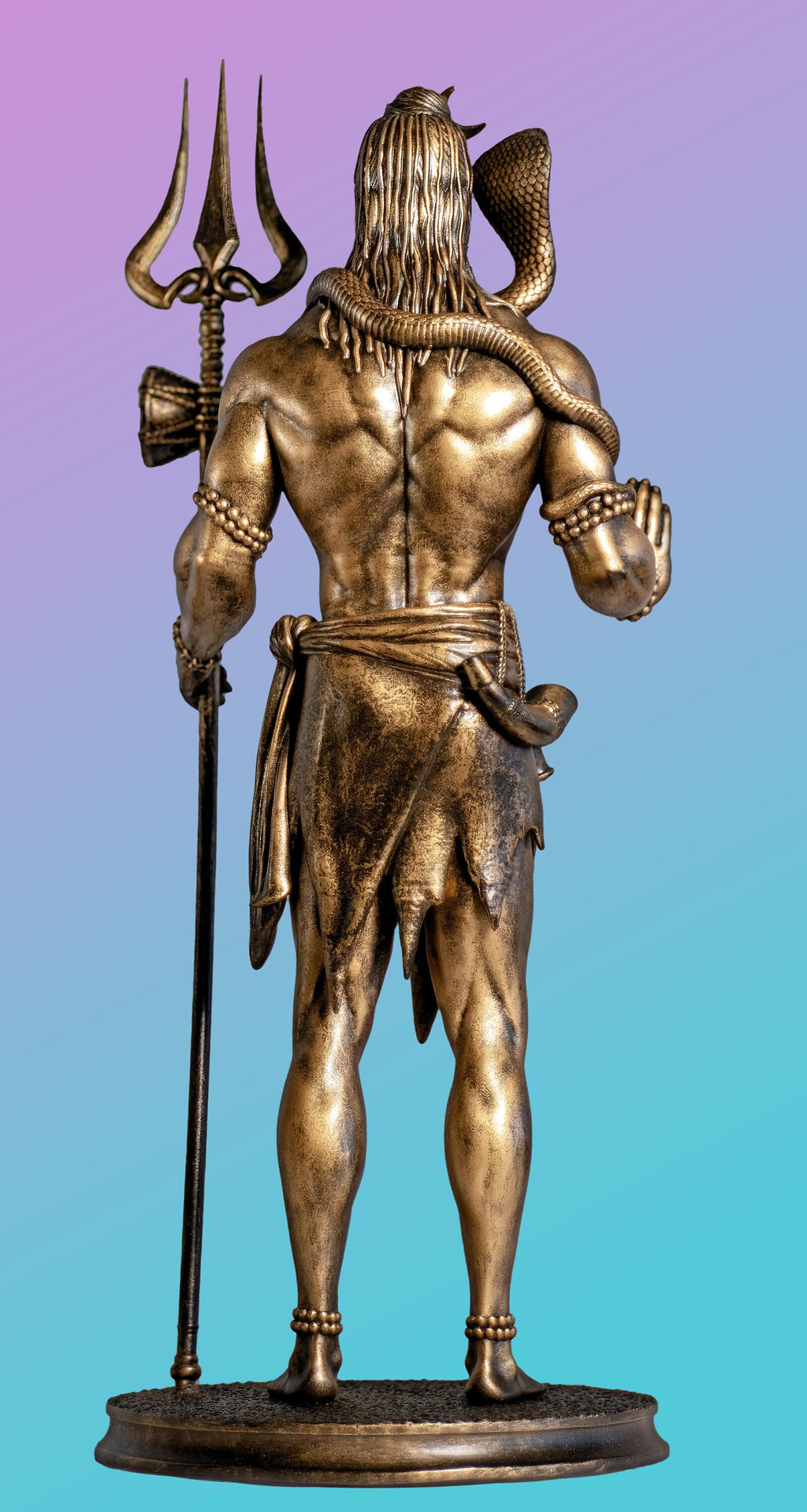 Lord Shiva 12" Statue, Mahadev, Siva, Shiv, Shankar, Rudra. (Handmade, UV-resin)