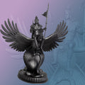 Statue du Seigneur Kartikeya (Grande 11"). Skanda, Murugan, Kumara, fils du Seigneur Shiva. (Fait main, résine UV)