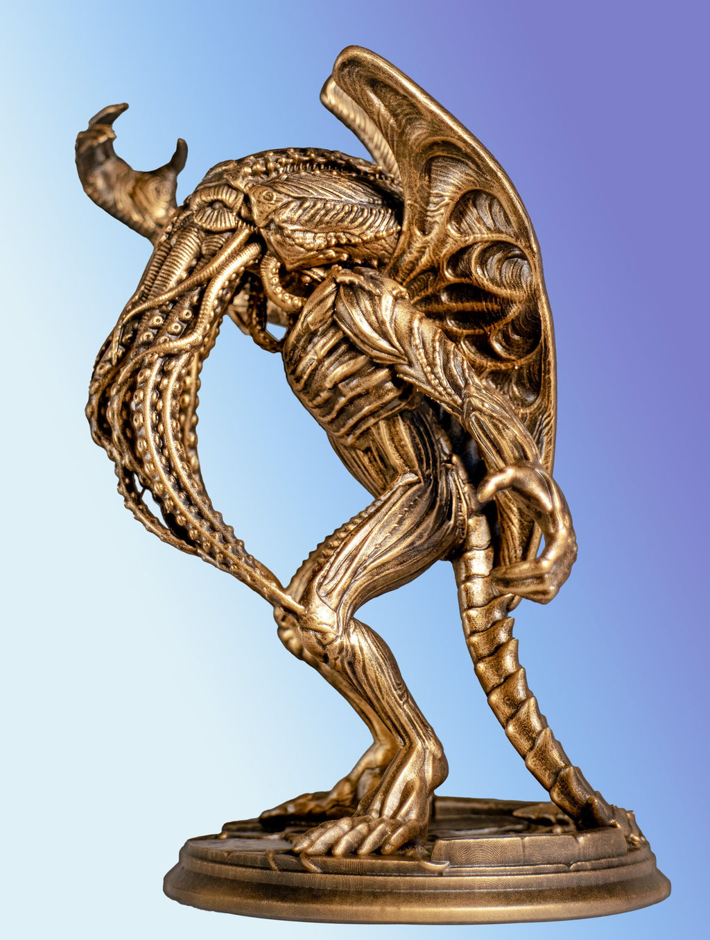 Cthulhu Statue, H.P. Lovecraft Monster Figure (Handmade, UV-Resin)