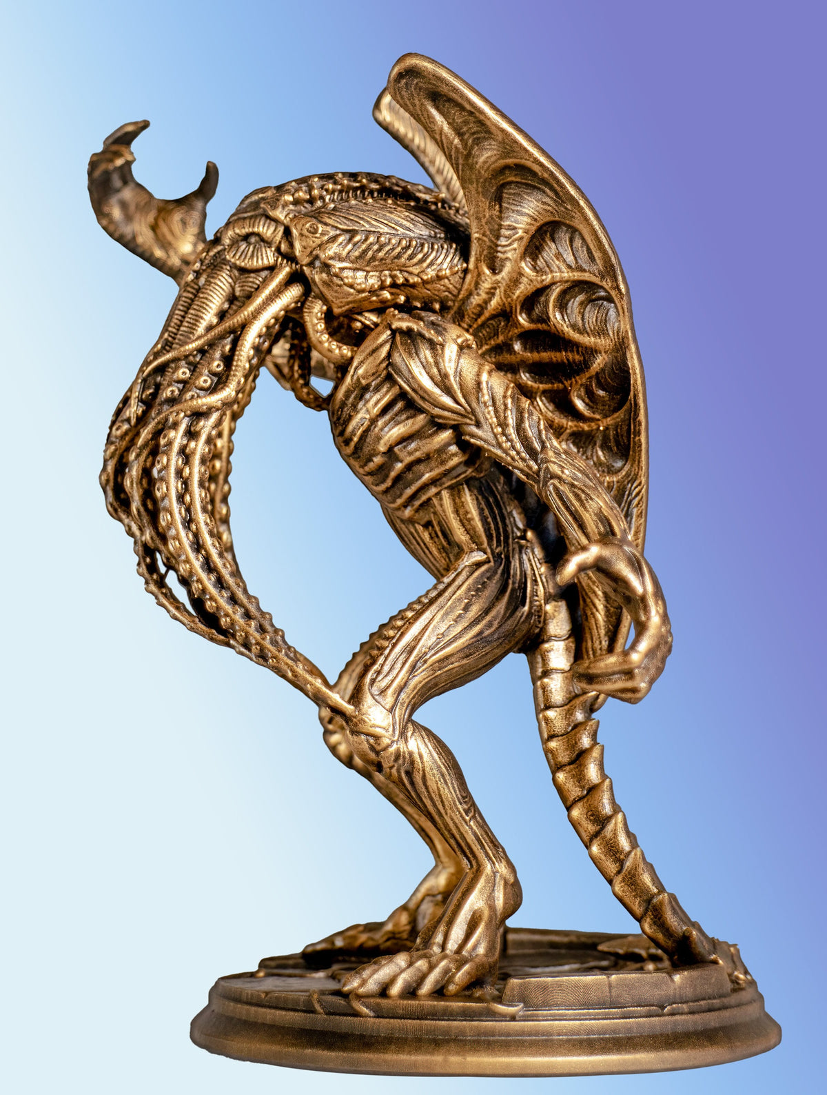 Cthulhu Statue, H.P. Lovecraft Monster Figure (Handmade, UV-Resin)
