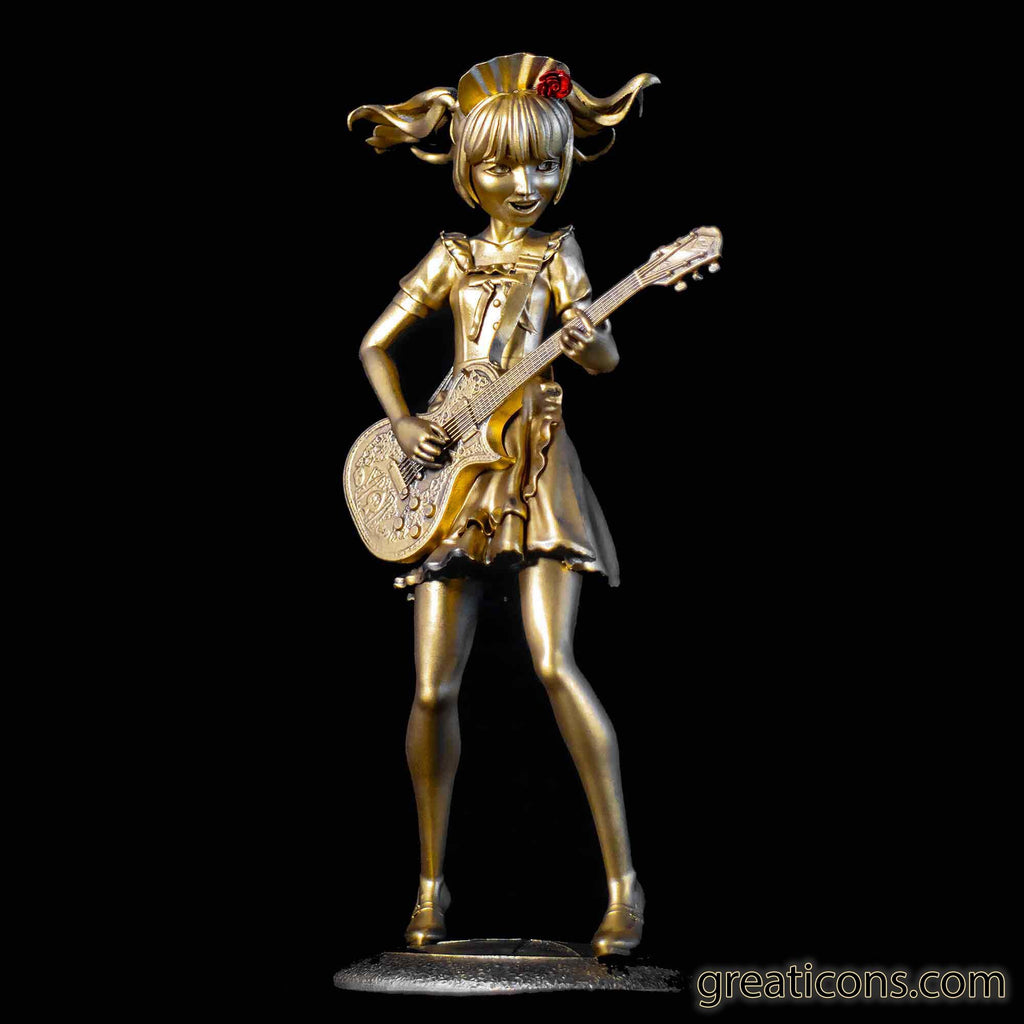 Complete Band-Maid of 3D modeled and printed handmade UV-resin figurines