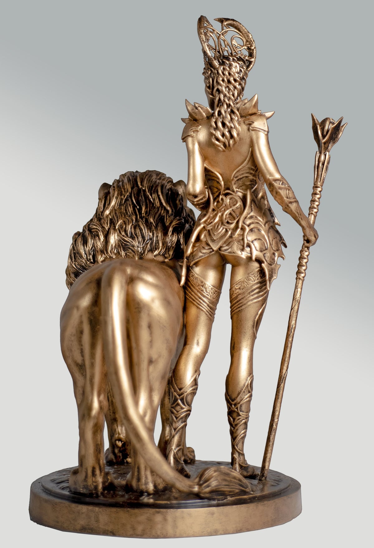 Circe Statue, ancient Greek goddess of sorcery, witchcraft and magic (Handmade, UV-resin, 2 variants)