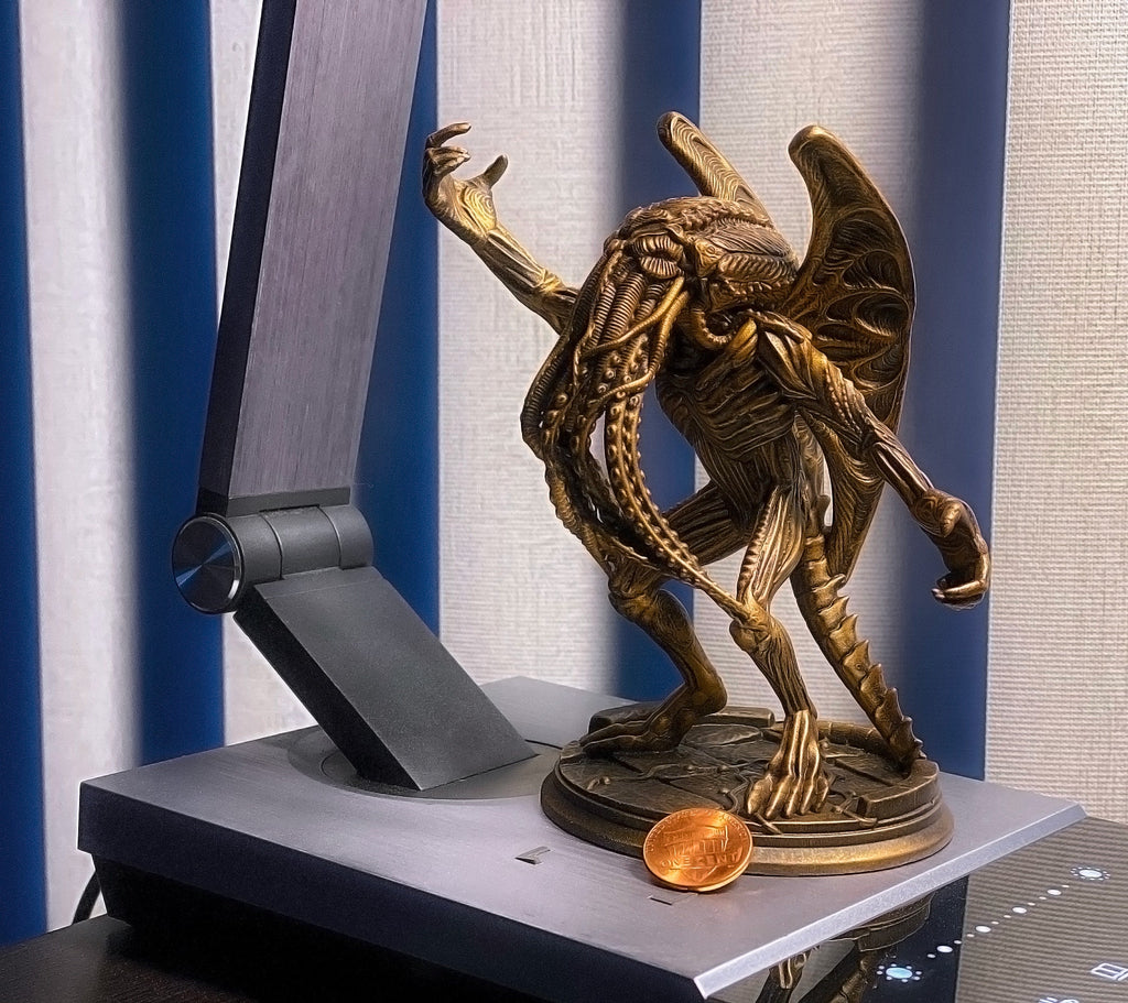 Cthulhu Statue, H.P. Lovecraft Monster Figure (Handmade, UV-Resin)