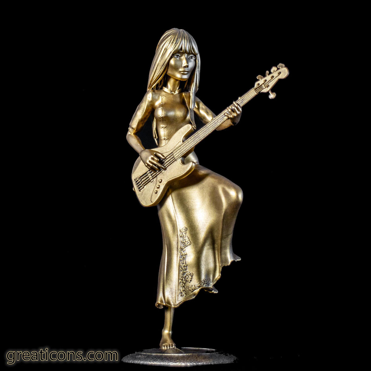 Complete Band-Maid of 3D modeled and printed handmade UV-resin figurines