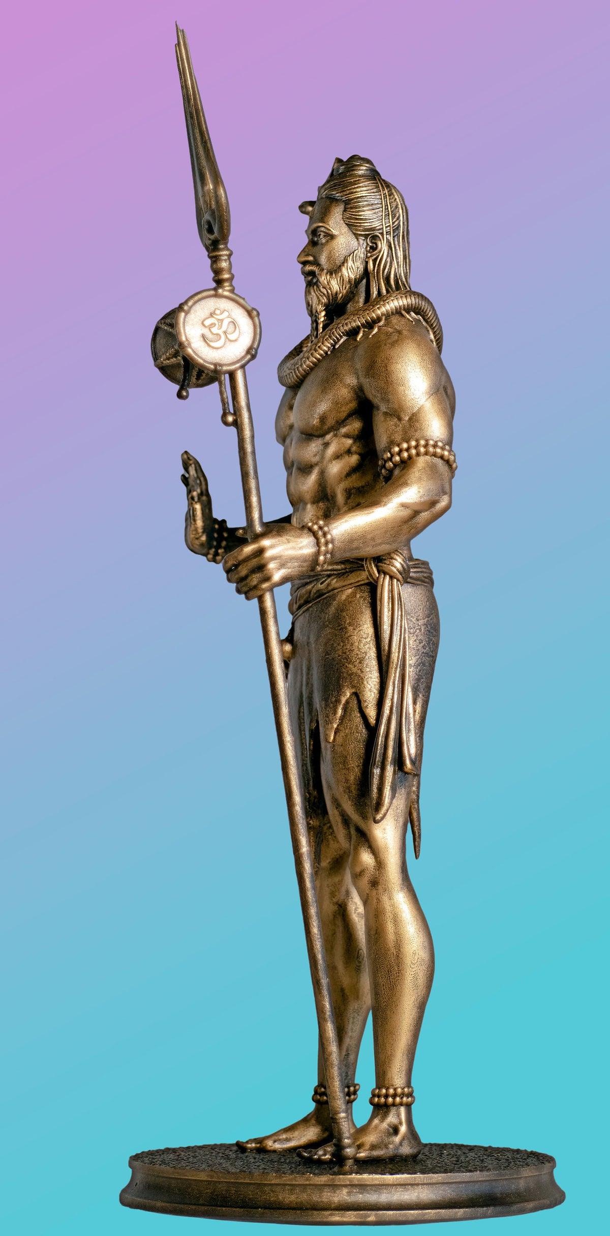 Lord Shiva 12" Statue, Mahadev, Siva, Shiv, Shankar, Rudra. (Handmade, UV-resin)
