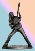 Statue of Eddie Van Halen (EVH), legendary rock-star guitarist (Handmade, UV-resin)