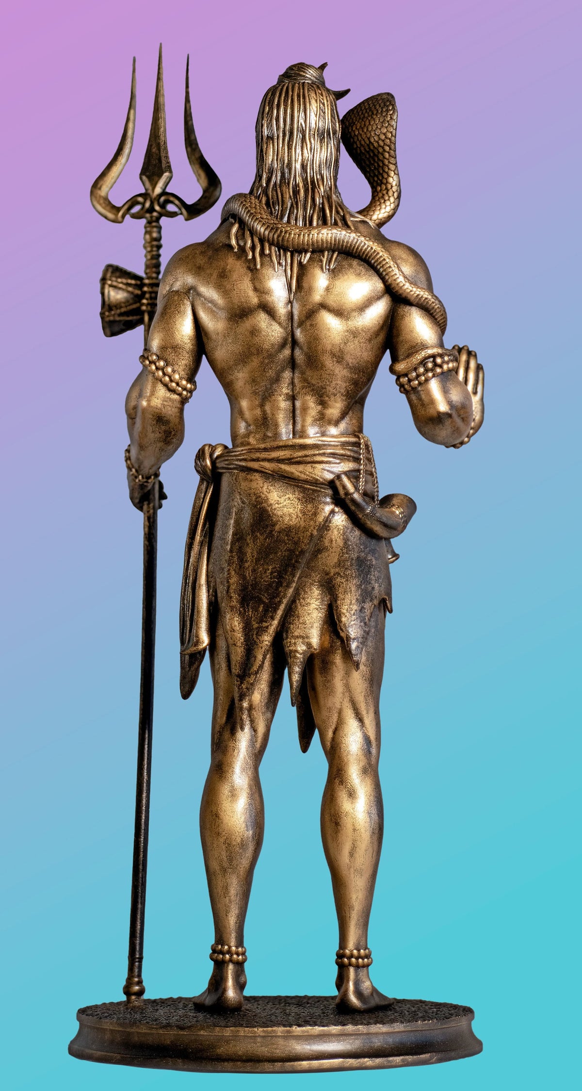 Lord Shiva Statue, Ascetic Mahadev, Shankar, Rudra Blessing. (Handmade, UV-resin)