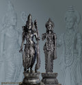Lord Ram & Sita Mata (bundle) Statues, Main Deities in Ramayana Epic. (Handmade, UV-resin)
