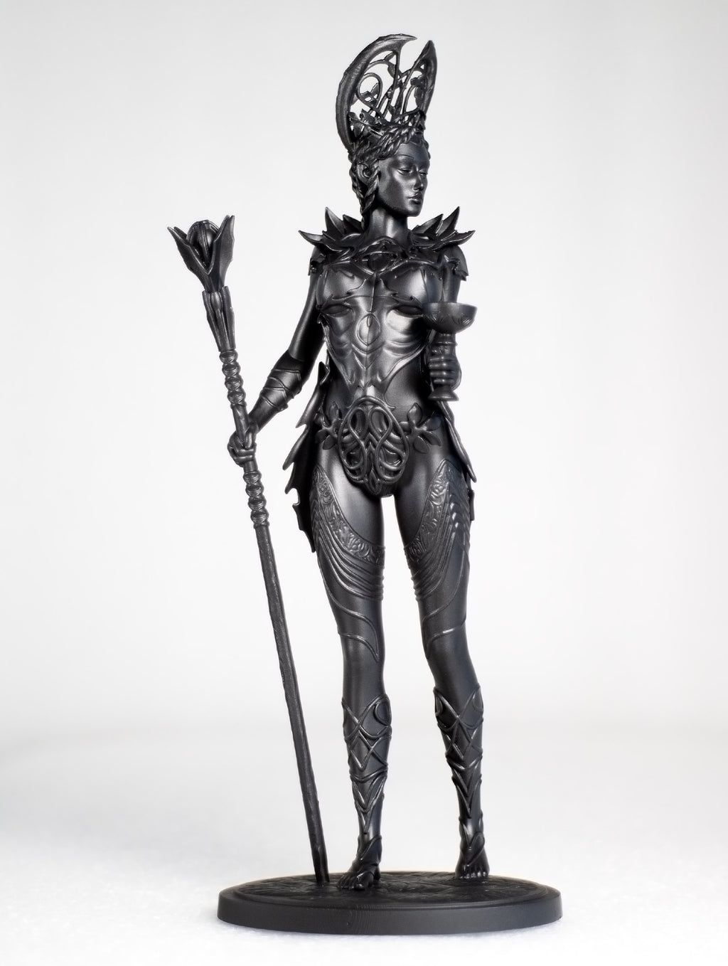 Statue de Circé, déesse grecque antique de la sorcellerie, de la magie et des sortilèges (Fait main, résine UV, 2 variantes)