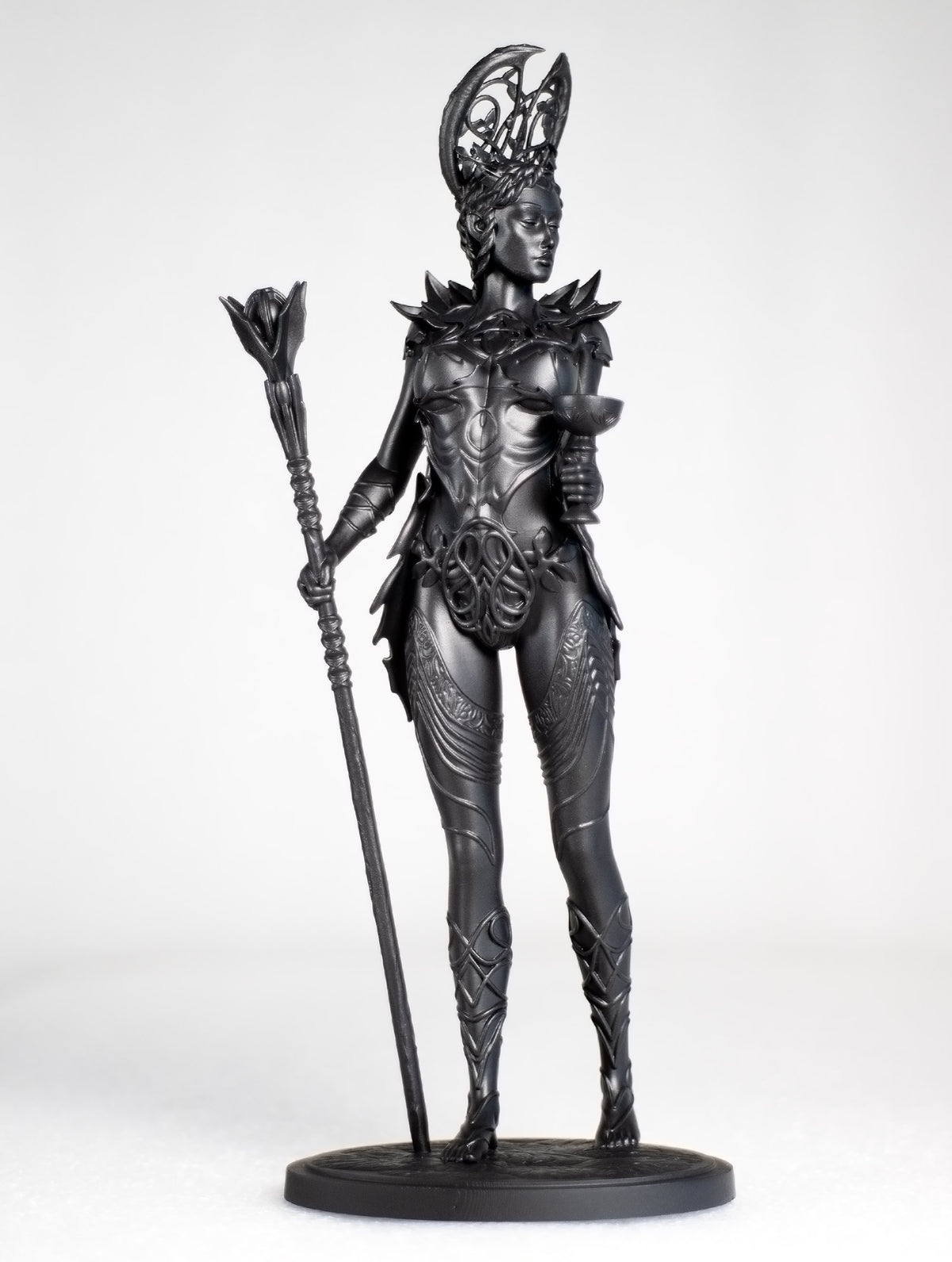 Circe Statue, ancient Greek goddess of sorcery, witchcraft and magic (Handmade, UV-resin, 2 variants)
