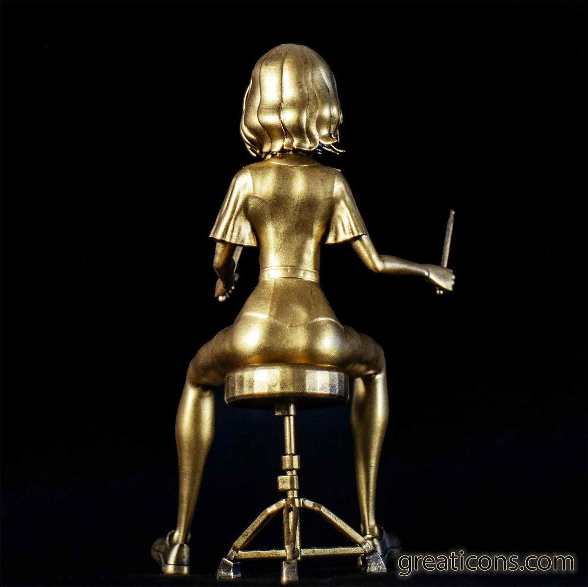 Figurine of Akane from Band-Maid, the rock-star drummer (Handmade, UV-resin)