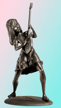 Figurine de Kanami de Band-Maid, la guitariste soliste rock-star (Fait main, résine UV)