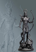 Shri Ram the Demon Slayer, 12" Statue. Rama, Ramar, Raman, Ramachandra. (Handmade, UV-resin)
