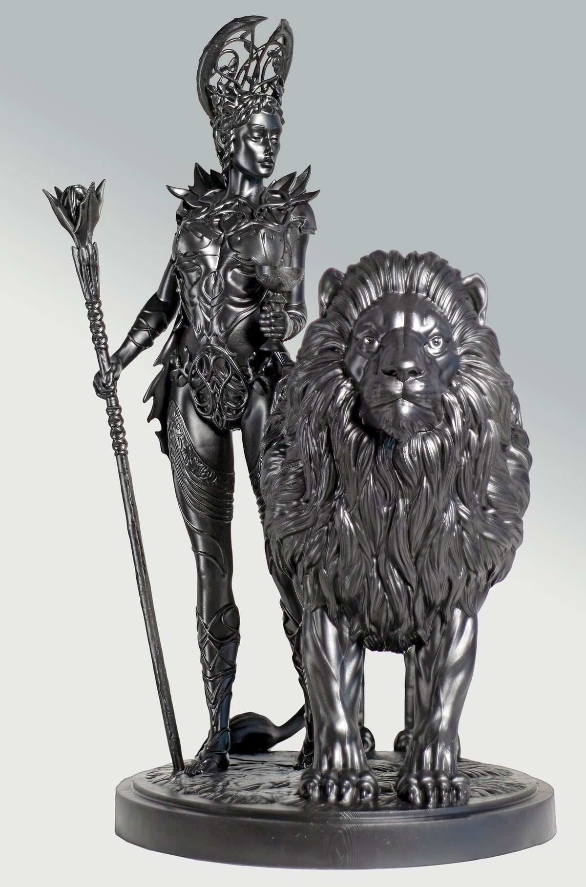 Circe Statue, ancient Greek goddess of sorcery, witchcraft and magic (Handmade, UV-resin, 2 variants)