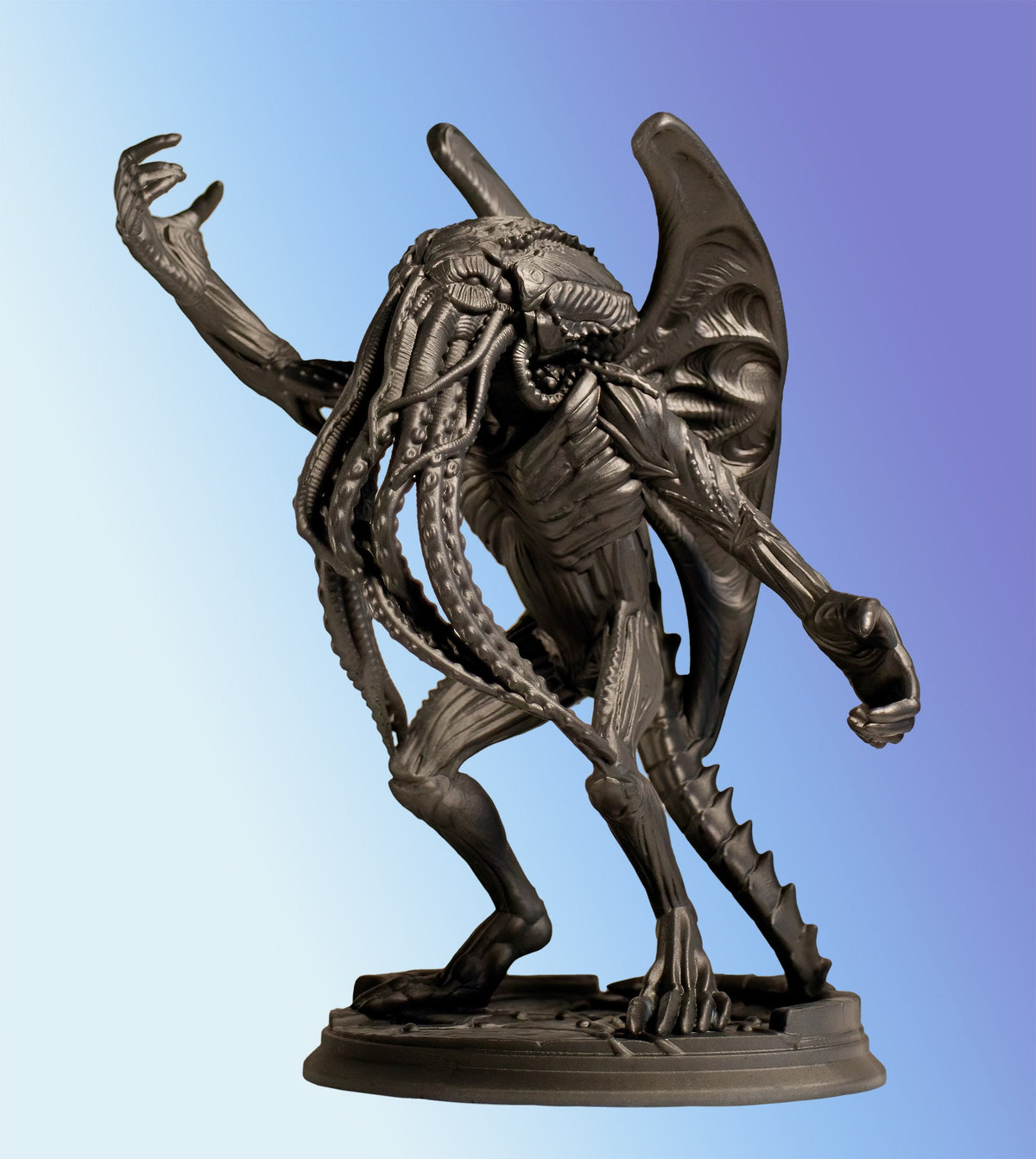 Cthulhu Statue, H.P. Lovecraft Monster Figure (Handmade, UV-Resin)