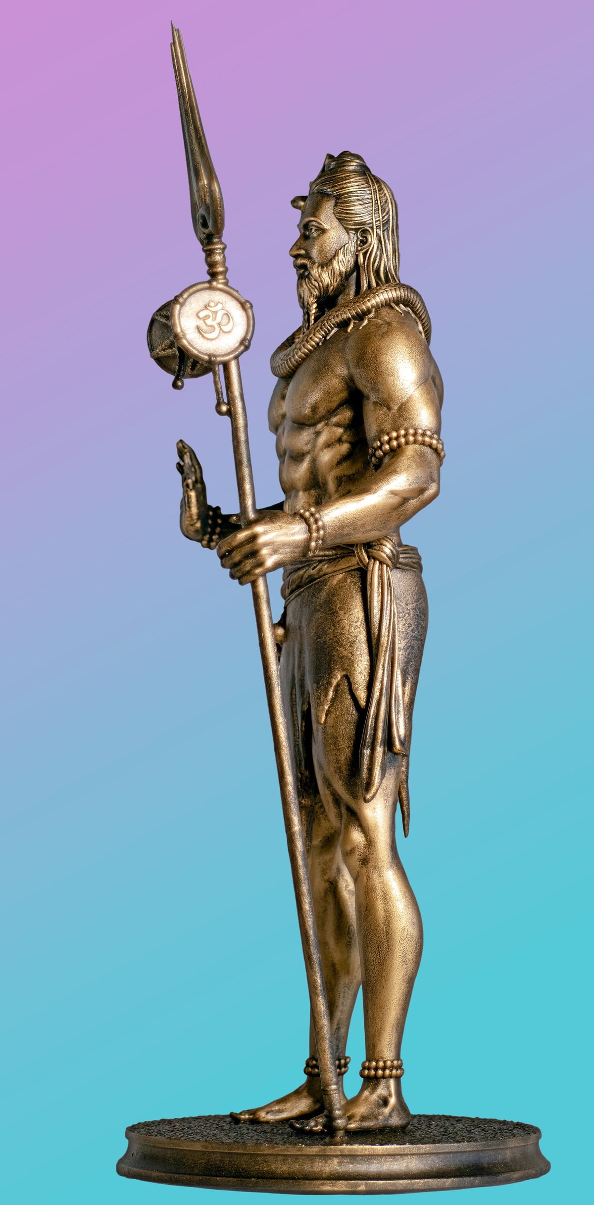 Lord Shiva Statue, Ascetic Mahadev, Shankar, Rudra Blessing. (Handmade, UV-resin)