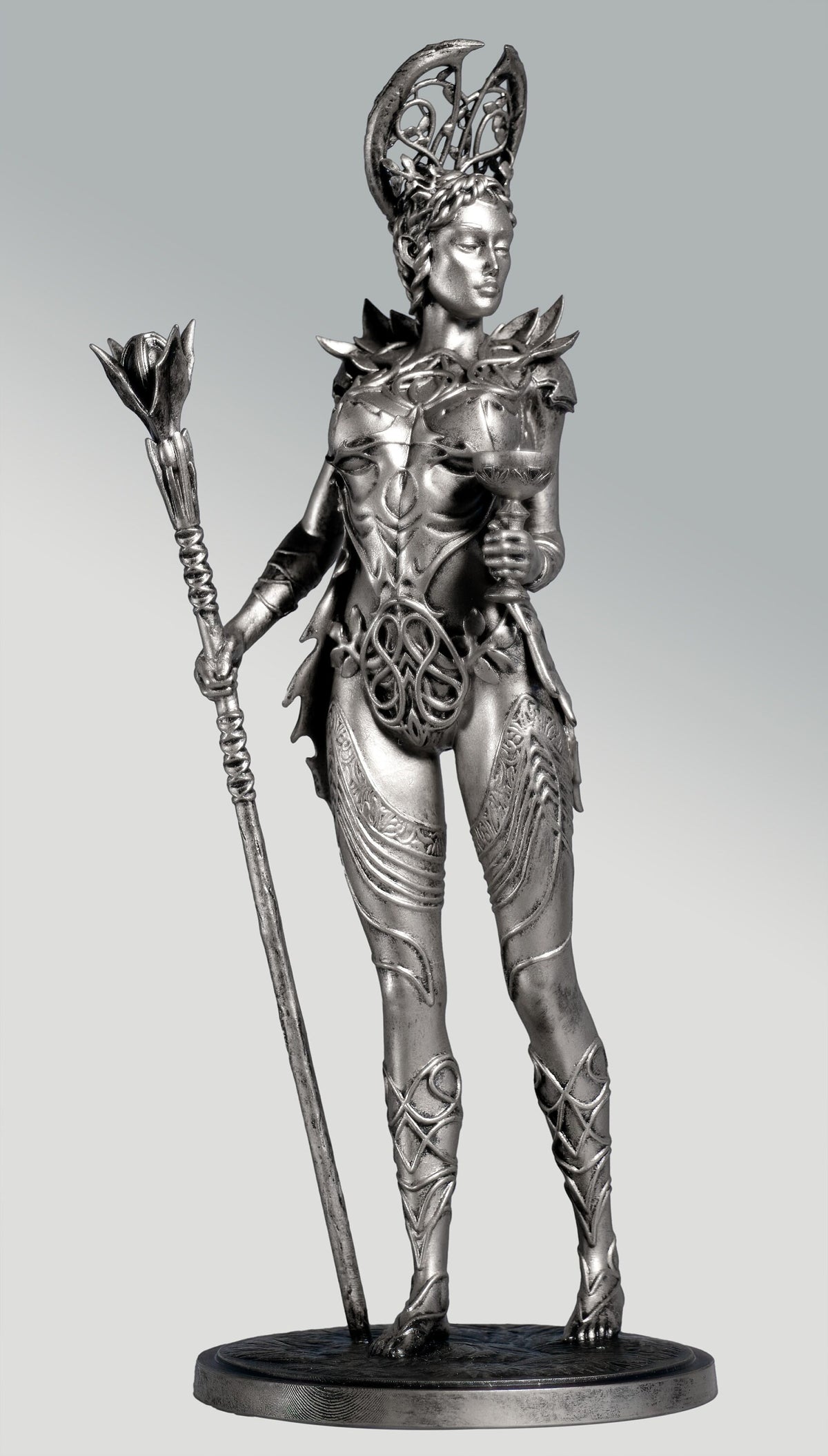 Circe Statue, ancient Greek goddess of sorcery, witchcraft and magic (Handmade, UV-resin, 2 variants)