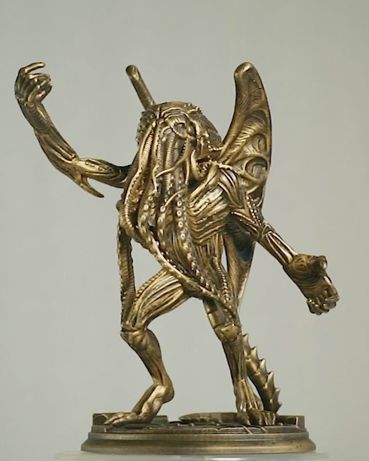 Cthulhu Statue, H.P. Lovecraft Monster Figure (Handmade, UV-Resin)