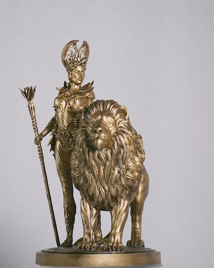Statue de Circé, déesse grecque antique de la sorcellerie, de la magie et des sortilèges (Fait main, résine UV, 2 variantes)